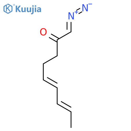 5,7-Nonadien-2-one, 1-diazo-, (E,E)- structure