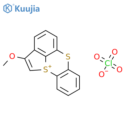 Thieno[3,2,1-de]thianthren-11-ium, 2-methoxy-, perchlorate structure