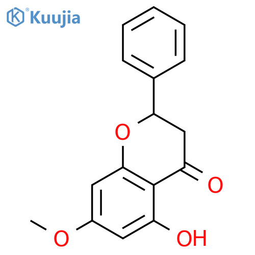 (±)-Pinostrobin structure
