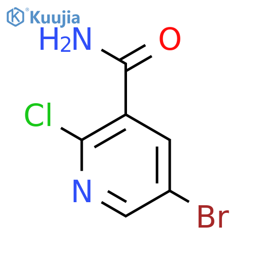 5-Bromo-2-chloronicotinamide structure