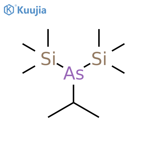 ARSINE, (1-METHYLETHYL)BIS(TRIMETHYLSILYL)- structure