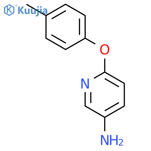 6-(4-methylphenoxy)pyridin-3-amine structure