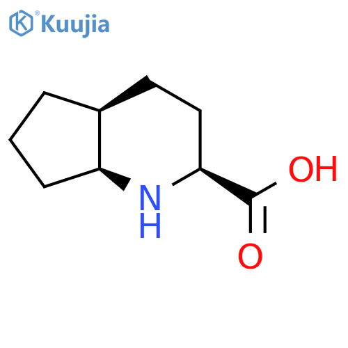 1H-Cyclopenta[b]pyridine-2-carboxylicacid, octahydro-, (2S,4aS,7aS)- structure