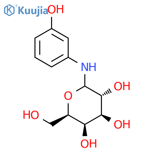 D-Galactopyranosylamine, N-(3-hydroxyphenyl)- structure