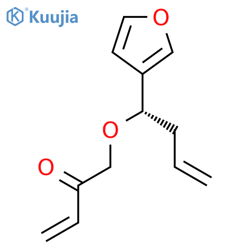 3-Buten-2-one, 1-[[(1S)-1-(3-furanyl)-3-butenyl]oxy]- structure