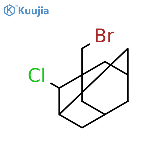 Tricyclo[3.3.1.13,7]decane, 1-(bromomethyl)-2-chloro- structure