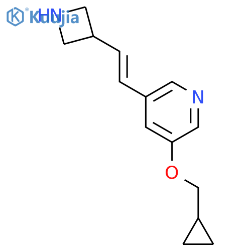PYRIDINE, 3-[(1E)-2-(3-AZETIDINYL)ETHENYL]-5-(CYCLOPROPYLMETHOXY)- structure