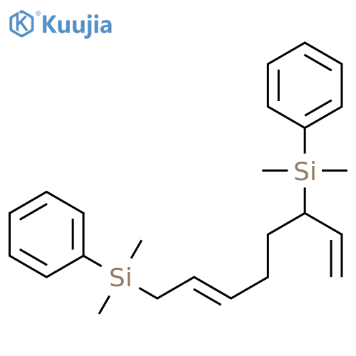 SILANE, [(2E)-6-ETHENYL-2-HEXENE-1,6-DIYL]BIS[DIMETHYLPHENYL- structure