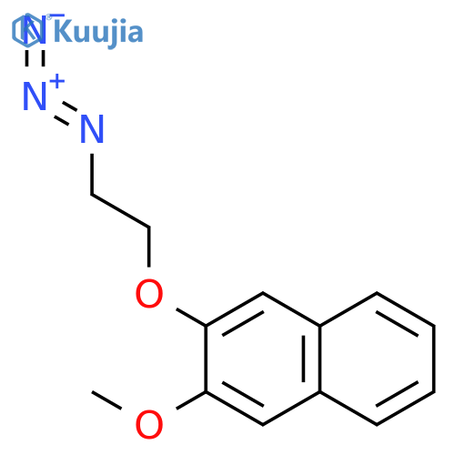 NAPHTHALENE, 2-(2-AZIDOETHOXY)-3-METHOXY- structure