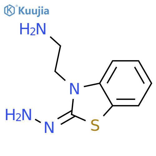 2(3H)-BENZOTHIAZOLONE, 3-(2-AMINOETHYL)-, HYDRAZONE structure