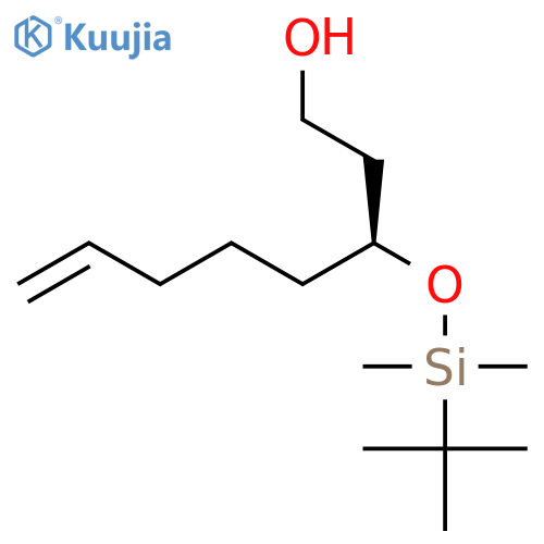 7-Octen-1-ol, 3-[[(1,1-dimethylethyl)dimethylsilyl]oxy]-, (3S)- structure