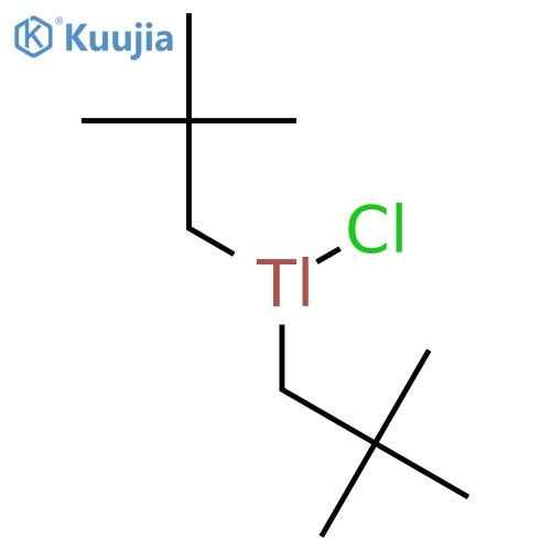 Chloro-bis(2,2-dimethylpropyl)thallane structure