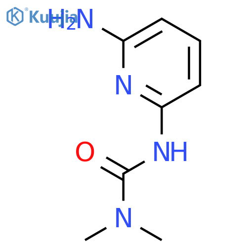 Urea, N'-(6-amino-2-pyridinyl)-N,N-dimethyl- structure