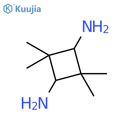2,2,4,4-tetramethylcyclobutane-1,3-diamine structure