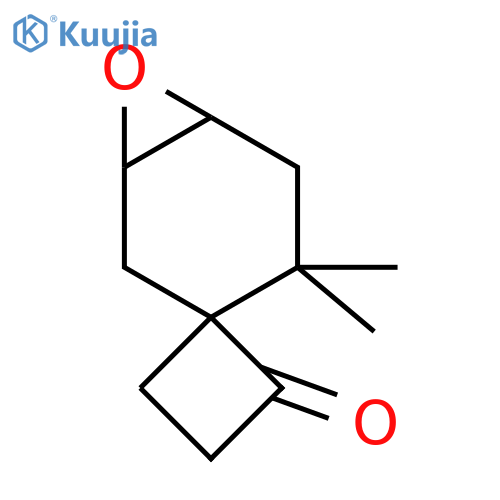 3,3-Dimethylspiro[7-oxabicyclo[4.1.0]heptane-4,2'-cyclobutane]-1'-one structure