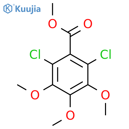 Benzoicacid, 2,6-dichloro-3,4,5-trimethoxy-, methyl ester structure