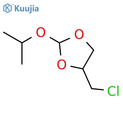 1,3-Dioxolane, 4-(chloromethyl)-2-(1-methylethoxy)- structure