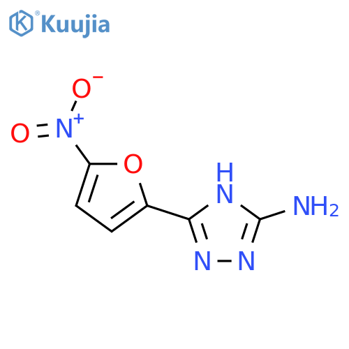 1H-1,2,4-Triazol-5-amine, 3-(5-nitro-2-furyl)- structure