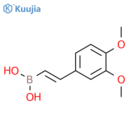 Boronic acid, [2-(3,4-dimethoxyphenyl)ethenyl]- structure