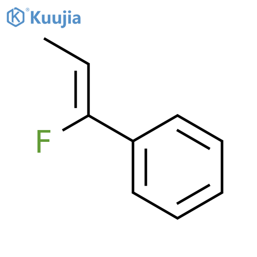 (1-Fluoroprop-1-en-1-yl)benzene structure