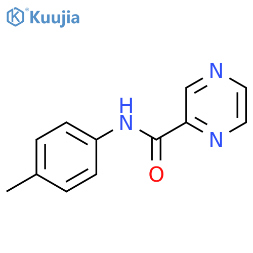N-(4-methylphenyl)pyrazine-2-carboxamide structure