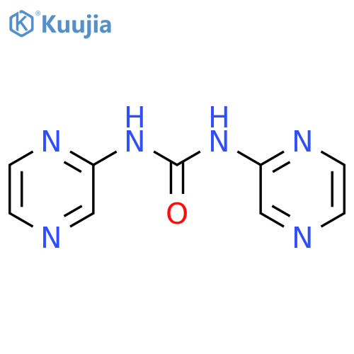Urea, N,N'-dipyrazinyl- structure