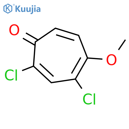 2,4-Dichloro-5-methoxycyclohepta-2,4,6-trien-1-one structure