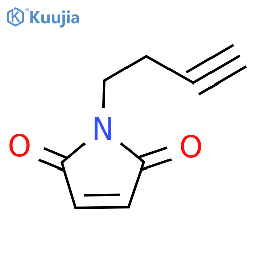 1-(But-3-yn-1-yl)-1H-pyrrole-2,5-dione structure