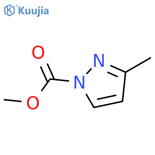 3-methyl-1H-Pyrazole-1-carboxylic acid methyl ester structure
