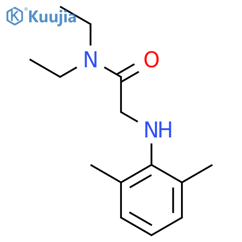 N~2~-(2,6-dimethylphenyl)-N,N-diethylglycinamide structure