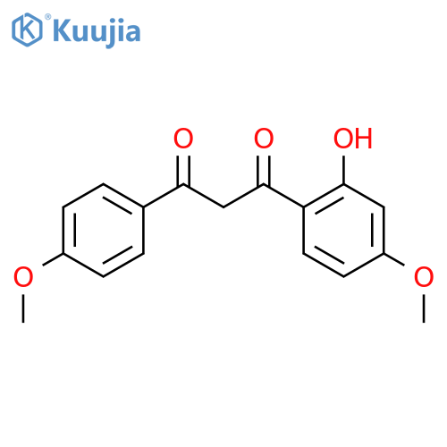 1,3-Propanedione,1-(2-hydroxy-4-methoxyphenyl)-3-(4-methoxyphenyl)- structure