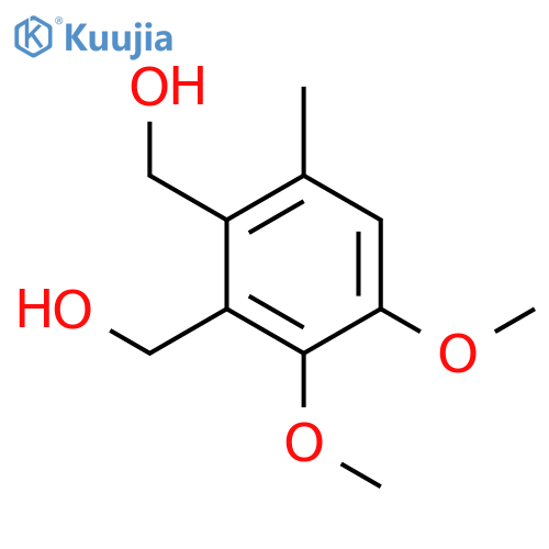 1,2-Benzenedimethanol, 3,4-dimethoxy-6-methyl- structure