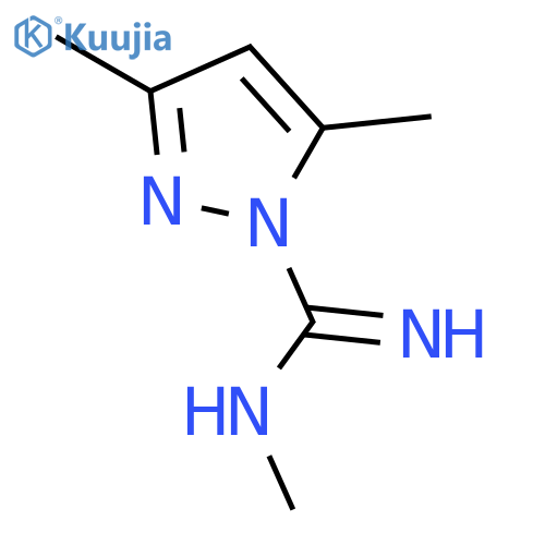 1H-Pyrazole-1-carboximidamide,N,3,5-trimethyl- structure