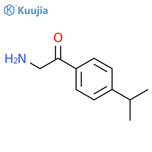 2-amino-1-4-(propan-2-yl)phenylethan-1-one structure