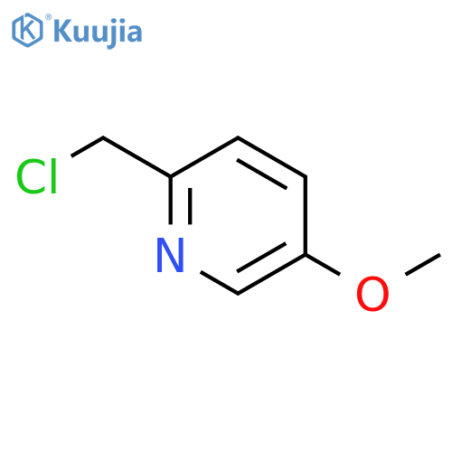 2-(Chloromethyl)-5-methoxypyridine structure