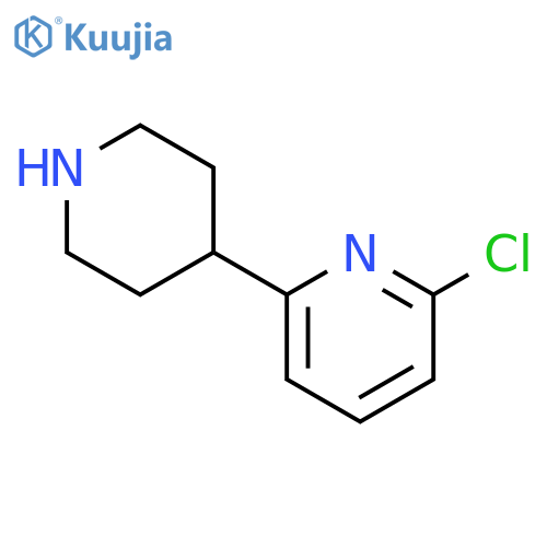 2-chloro-6-(piperidin-4-yl)pyridine structure