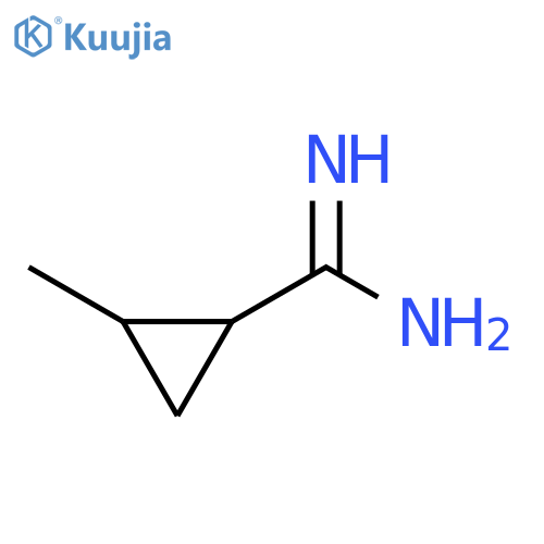2-methylcyclopropane-1-carboximidamide structure