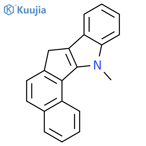 Benz[6,7]indeno[1,2-b]indole, 7,12-dihydro-12-methyl- structure