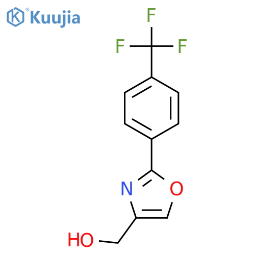 4-Oxazolemethanol, 2-[4-(trifluoromethyl)phenyl]- structure
