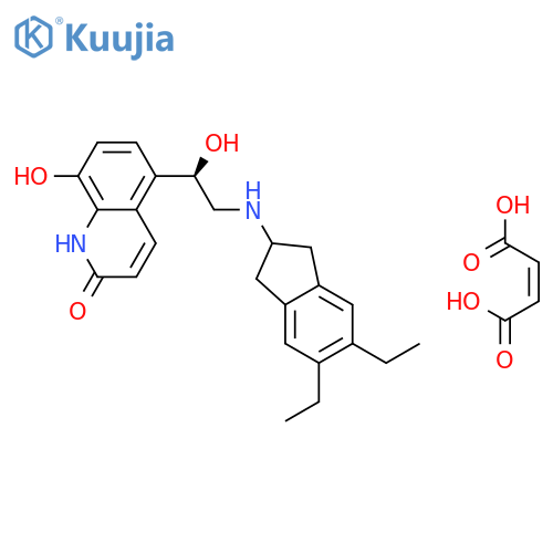 Indacaterol maleate structure