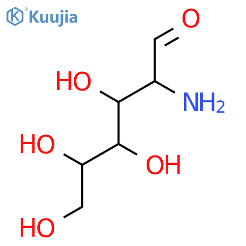 (2R,3R,4R,5R)-2-Amino-3,4,5,6-tetrahydroxyhexanal structure