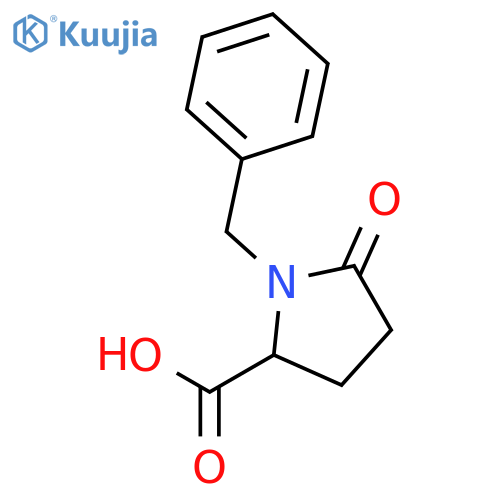 (S)-1-Benzyl-5-carboxy-2-pyrrolidinone structure