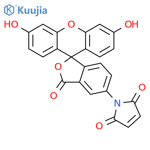 Fluorescein-5-maleimide structure