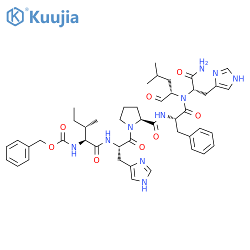 L-Histidinamide, N-[(phenylmethoxy)carbonyl]-L-isoleucyl-L-histidyl-L-prolyl-L-phenylalanyl-N-(1-formyl-3-methylbutyl)-, (S)- (9CI) structure