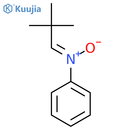 Benzenamine, N-(2,2-dimethylpropylidene)-, N-oxide structure