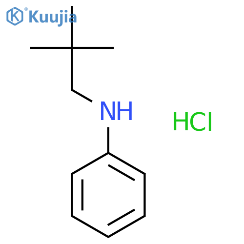 N-(2,2-dimethylpropyl)aniline hydrochloride structure