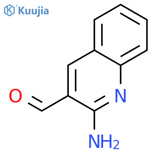 2-amino-3-Quinolinecarboxaldehyde structure