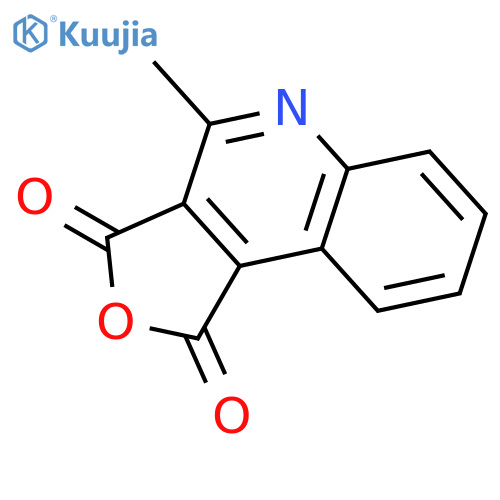 FURO[3,4-C]QUINOLINE-1,3-DIONE, 4-METHYL- structure