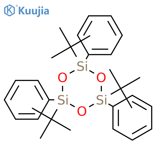 CYCLOTRISILOXANE, 2,4,6-TRIS(1,1-DIMETHYLETHYL)-2,4,6-TRIPHENYL- structure