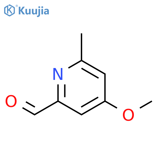 4-methoxy-6-methylpyridine-2-carbaldehyde structure